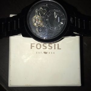 Mens Fossil Watch SS Chronograph